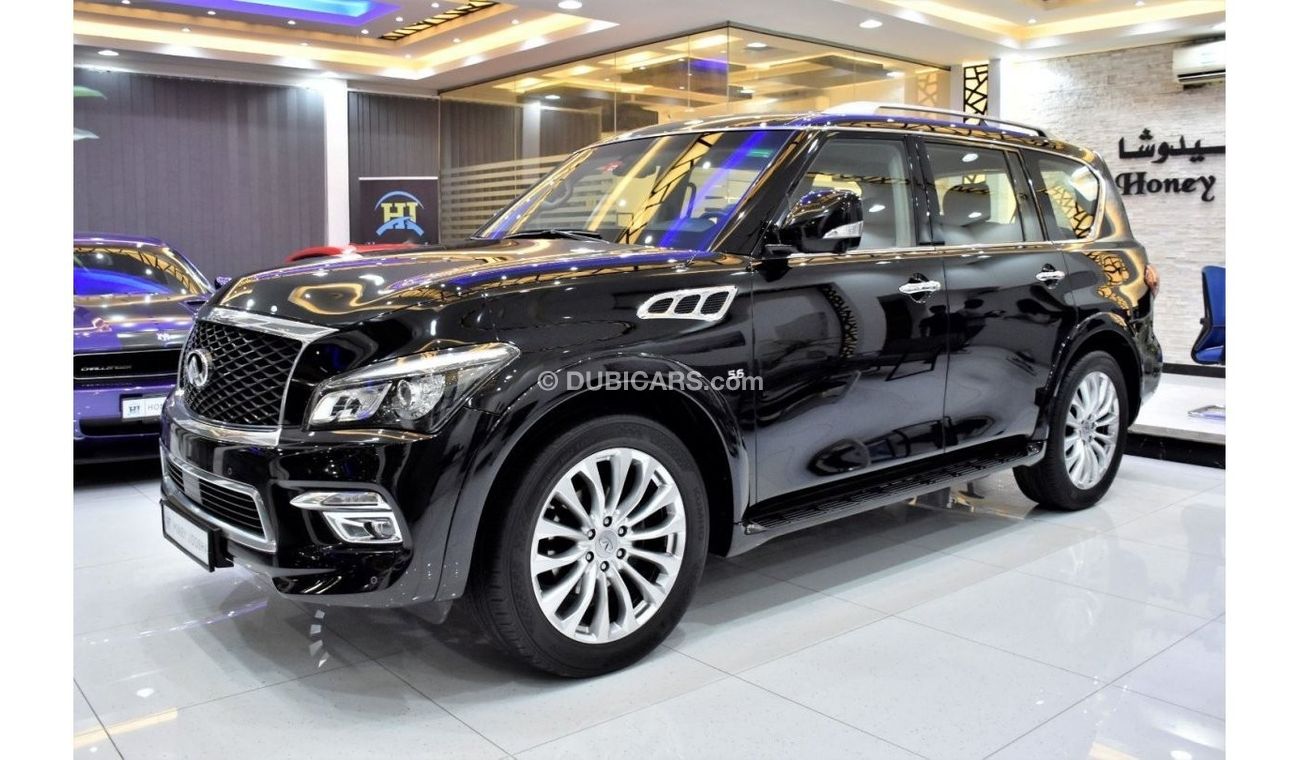 إنفينيتي QX80 EXCELLENT DEAL for our Infiniti QX80 ( 2017 Model ) in Black Color GCC Specs