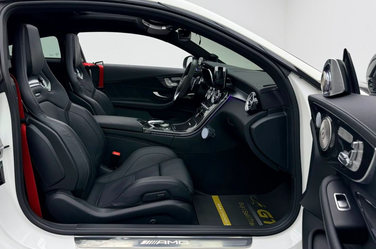 مرسيدس بنز C 63 S 2021 Mercedes Benz C63 S AMG, Warranty, Carbon Fiber Package, Very Low Km, Excellent Condition