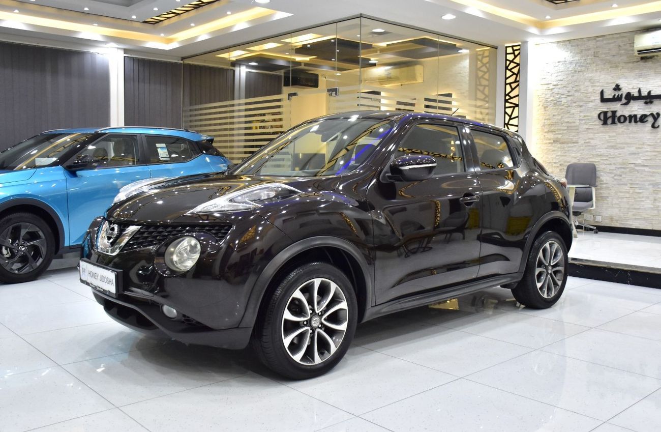 Nissan Juke EXCELLENT DEAL for our Nissan Juke ( 2015 Model ) in Dark Purple Color GCC Specs