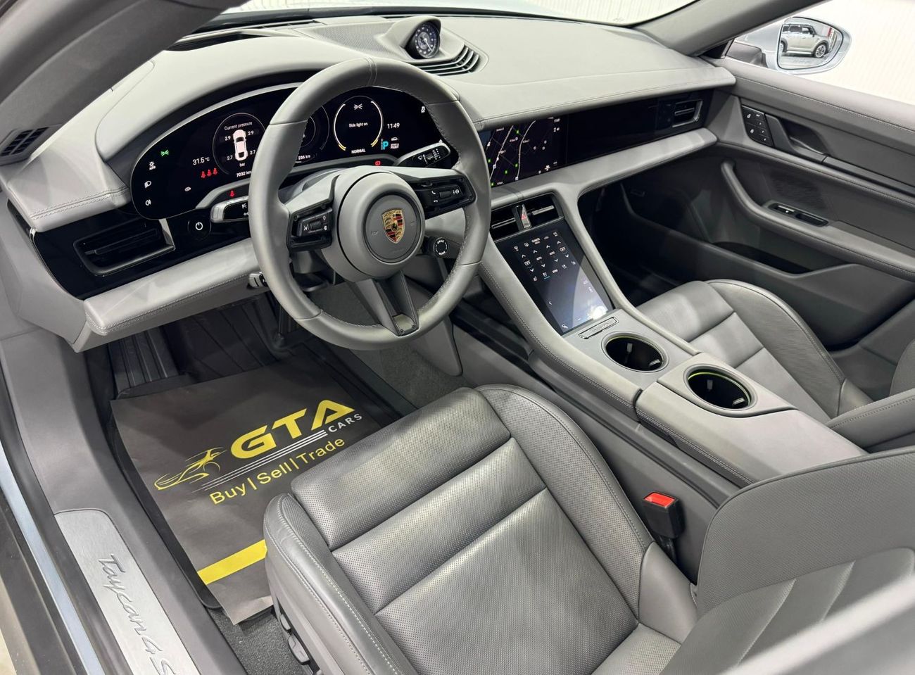 بورش تايكان 2024 Porsche Taycan 4S, 2 Year Porsche Warranty, 8 Years Battery Warranty, Full Service History, GCC