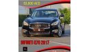 Infiniti Q70 ZERO DOWN PAYMENT=FREE WARRANTY = FREE REGISTRAITION =