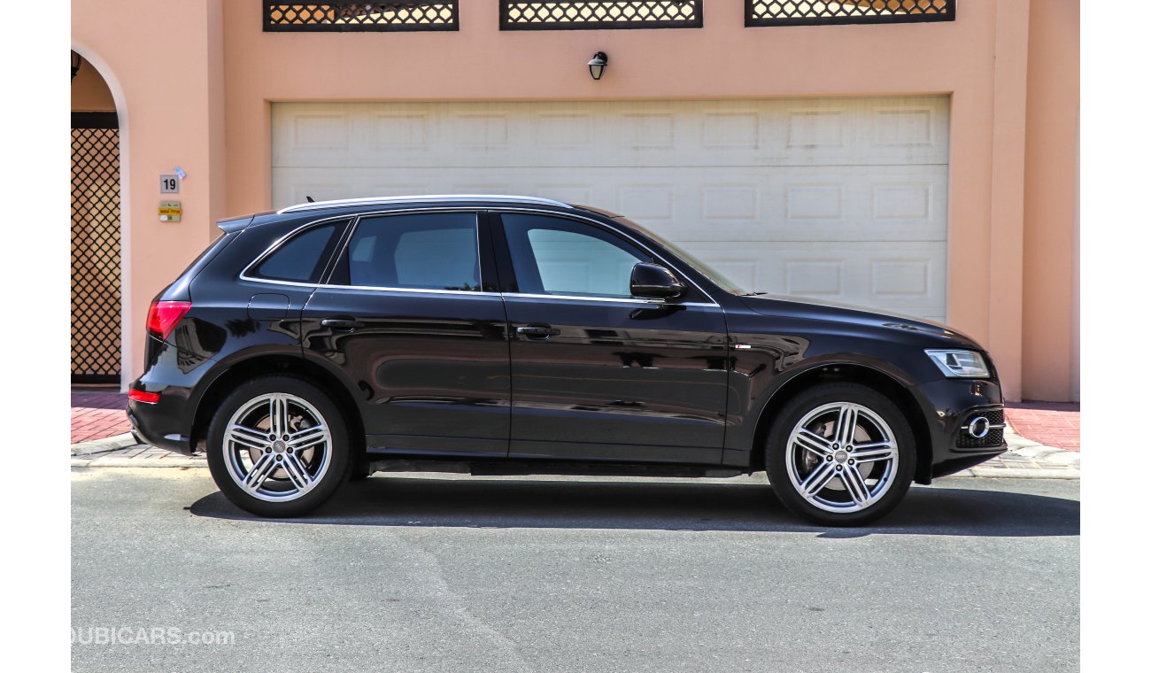 Audi Q5 45 TFSI 2014 GCC under Warranty with Zero Down-Payment.