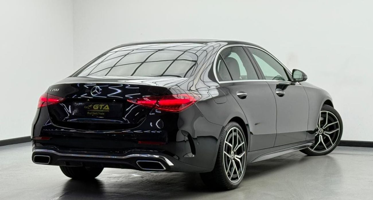 Mercedes-Benz C 200 2022 Mercedes Benz C200 AMG, 2027 Mercedes Warranty + Service Pack, Full MB Service History, GCC