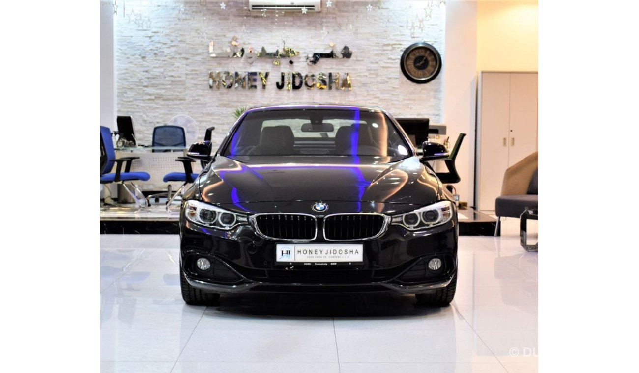 بي أم دبليو 420 ( WITH SERVICE CONTRACT AGMC ) " With Warranty " AMAZING BMW 420i 2016 Model!! in Black Color! GCC S