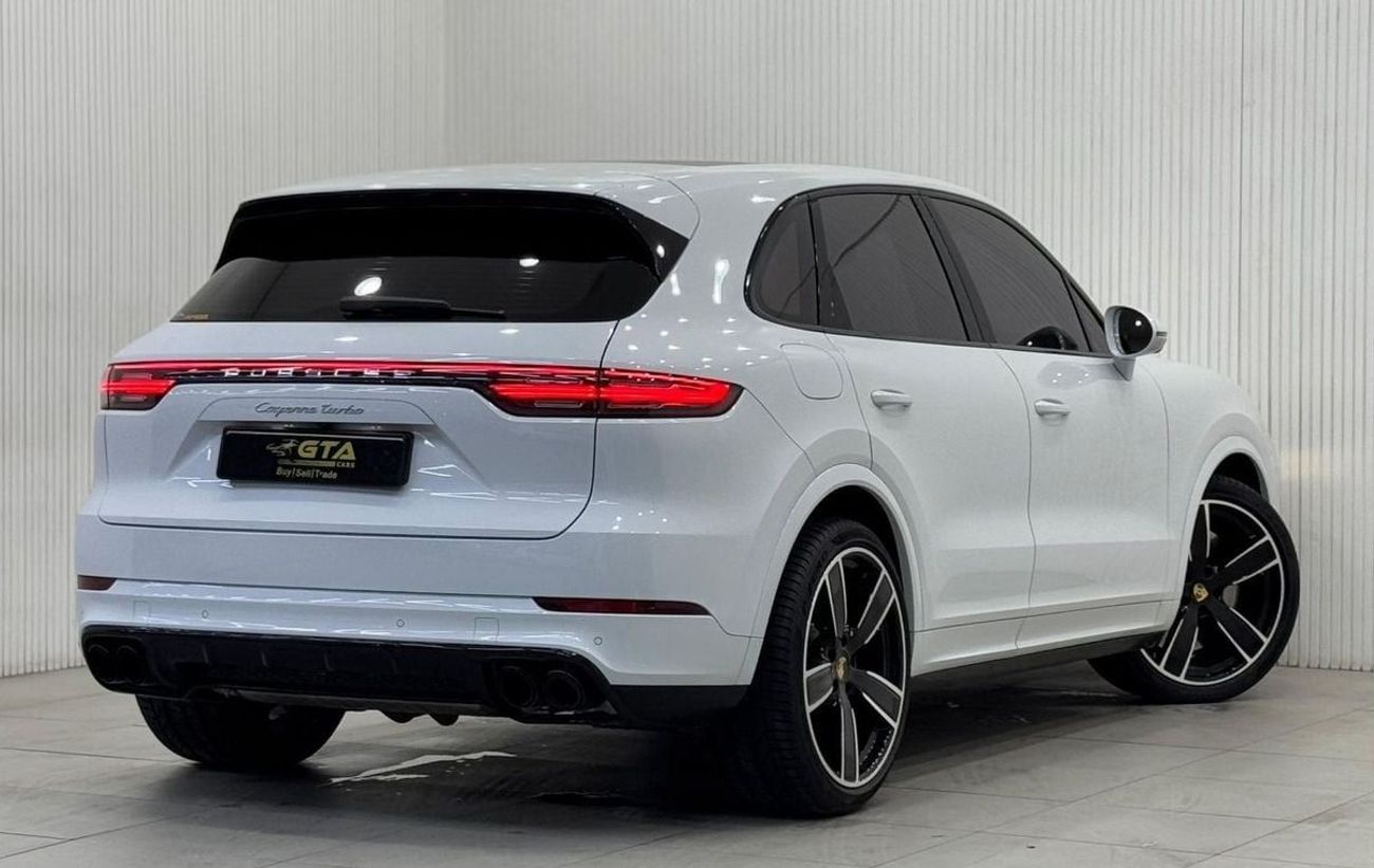 بورش كايان Turbo 4.0L (550 HP) 2019 Porsche Cayenne Turbo, August 2025 Porsche Warranty, Full Porsche Service H
