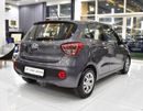 Hyundai Grand i10 EXCELLENT DEAL for our Hyundai Grand i10 ( 2018 Model ) in Grey Color GCC Specs