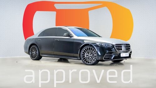 Mercedes-Benz S 500 S500 AMG Line | AED 7,826 PM | Warranty & Service March 2029 | GCC