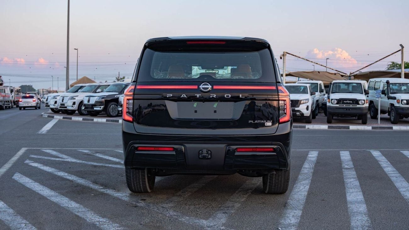 نيسان باترول 2026 Nissan Patrol LE Platinum 3.5L AT Petrol (Black-Red) (Export Only)