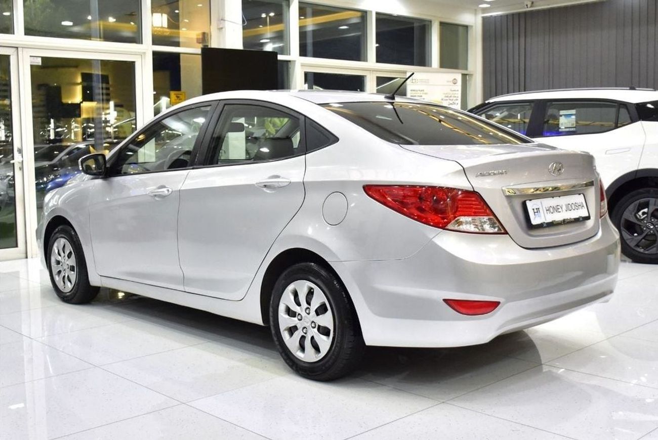 Hyundai Accent EXCELLENT DEAL for our Hyundai Accent 1.6L ( 2017 Model ) in Silver Color GCC Specs