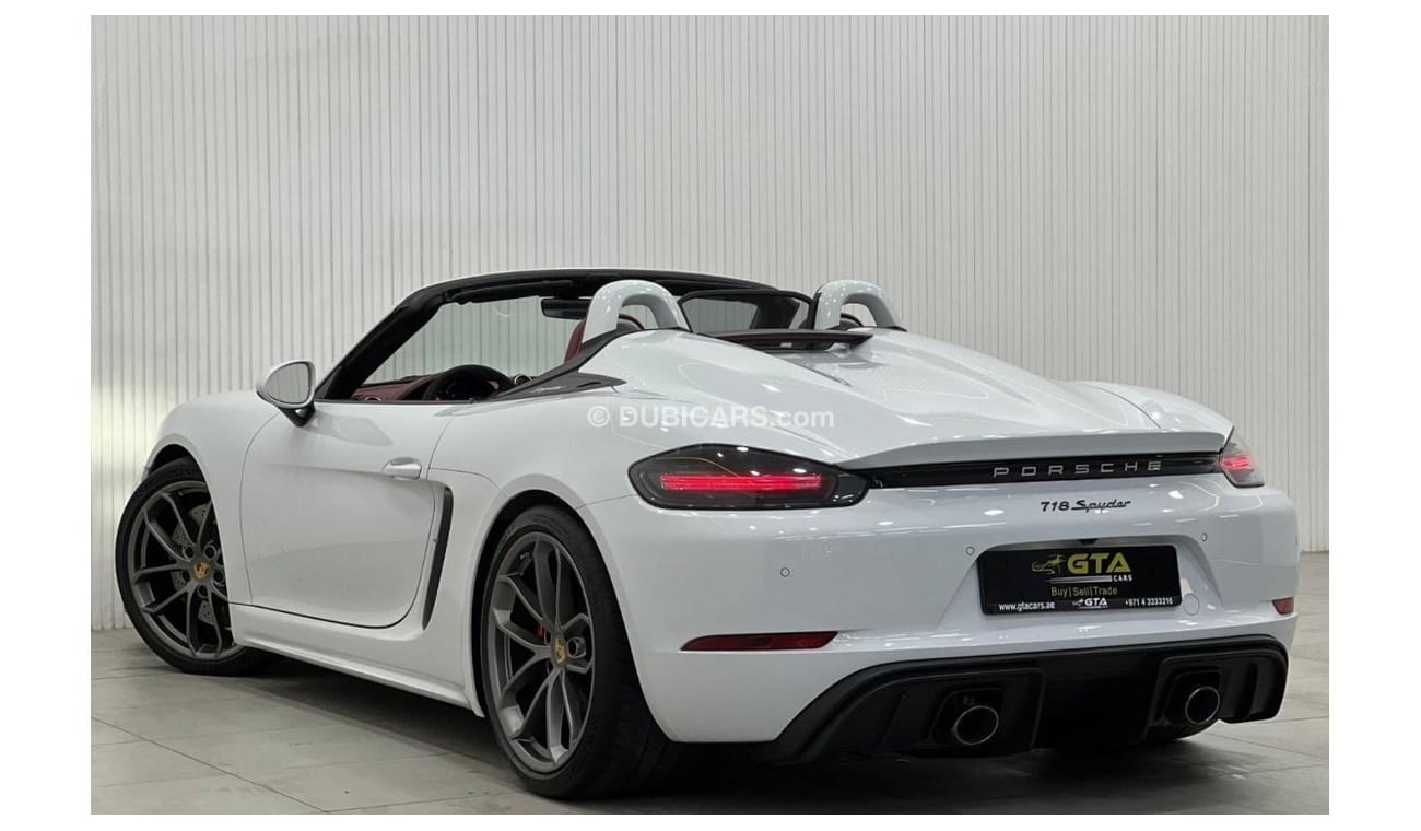 Porsche 718 Spyder 2020 Porsche 718 Spyder Manual, Feb 2026 Porsche Warranty, Full Porsche Service History, GCC