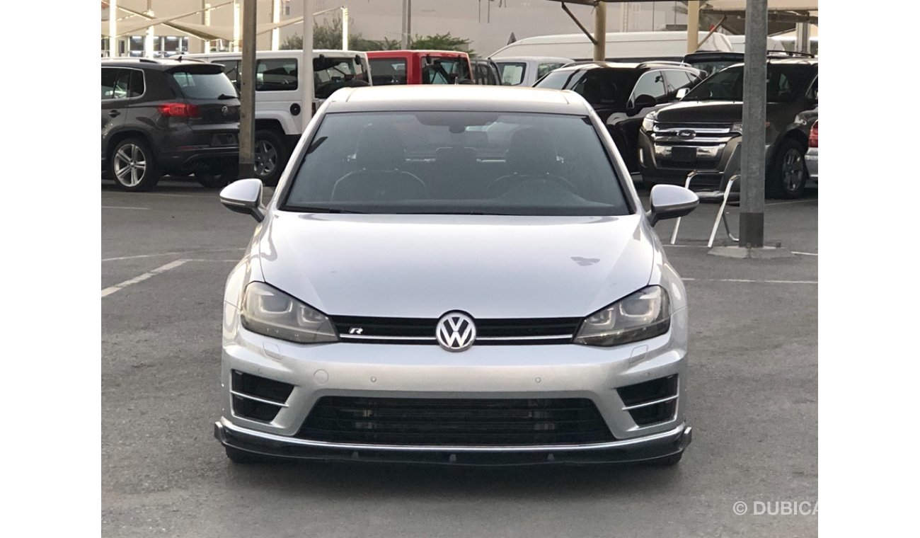 Volkswagen Golf GOLF R MODEL 2015 GCC car perfect condition full option panoramic roof leather seats back camera bac