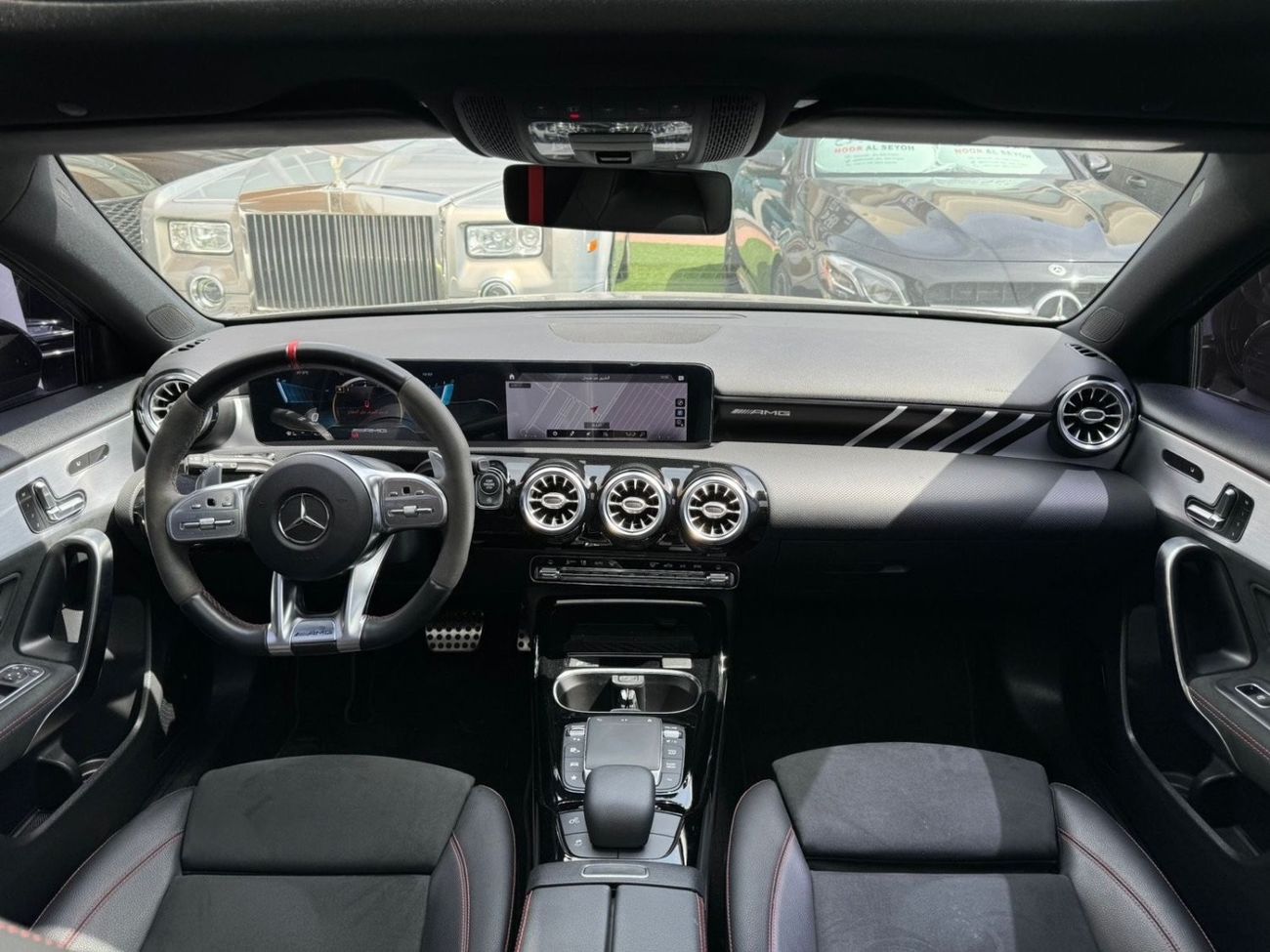 مرسيدس بنز A 35 AMG بريميوم مرسيدس بنز آي آم جي A35 خليجي 2021 تشييكات الوكالة  صبغ وكالة بحالة الوكالة