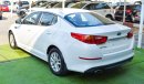 Kia Optima Gulf 2014 white color inside beige No. 2 wheels, cruise control, control wheels, sensors, in excelle