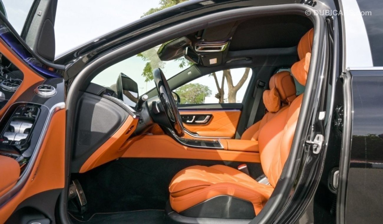 مرسيدس بنز S580 Maybach Mercedes-Benz S580 Maybach VIP Seats | Fully Loaded REAR AXLE STEERING, 5 Years Warranty, 3 Years Co