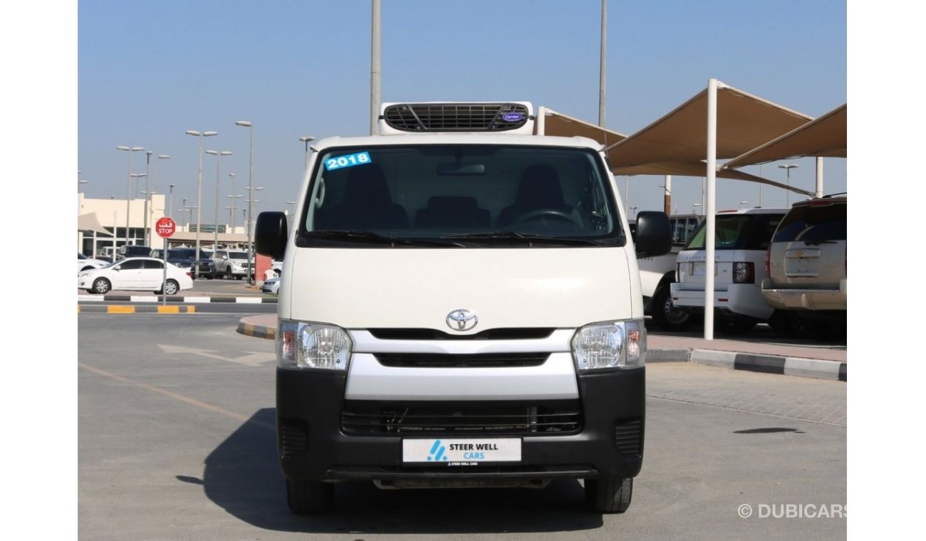Toyota Hiace 2018 | TOYOTA HIACE CHILLER DELIVERY VAN WITH GCC SPECS AND EXCELLENT CONDITION