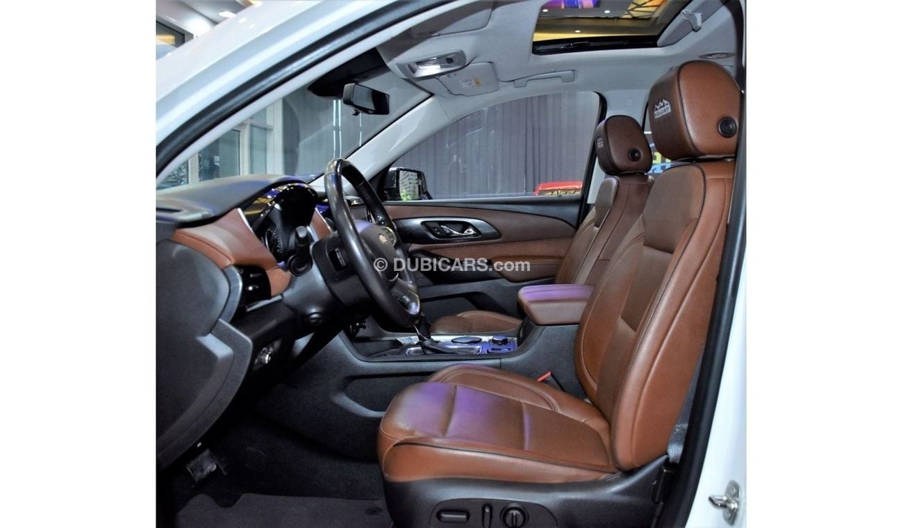 Chevrolet Traverse EXCELLENT DEAL for our Chevrolet Traverse AWD HIGH COUNTRY ( 2018 Model ) in White Color GCC Specs
