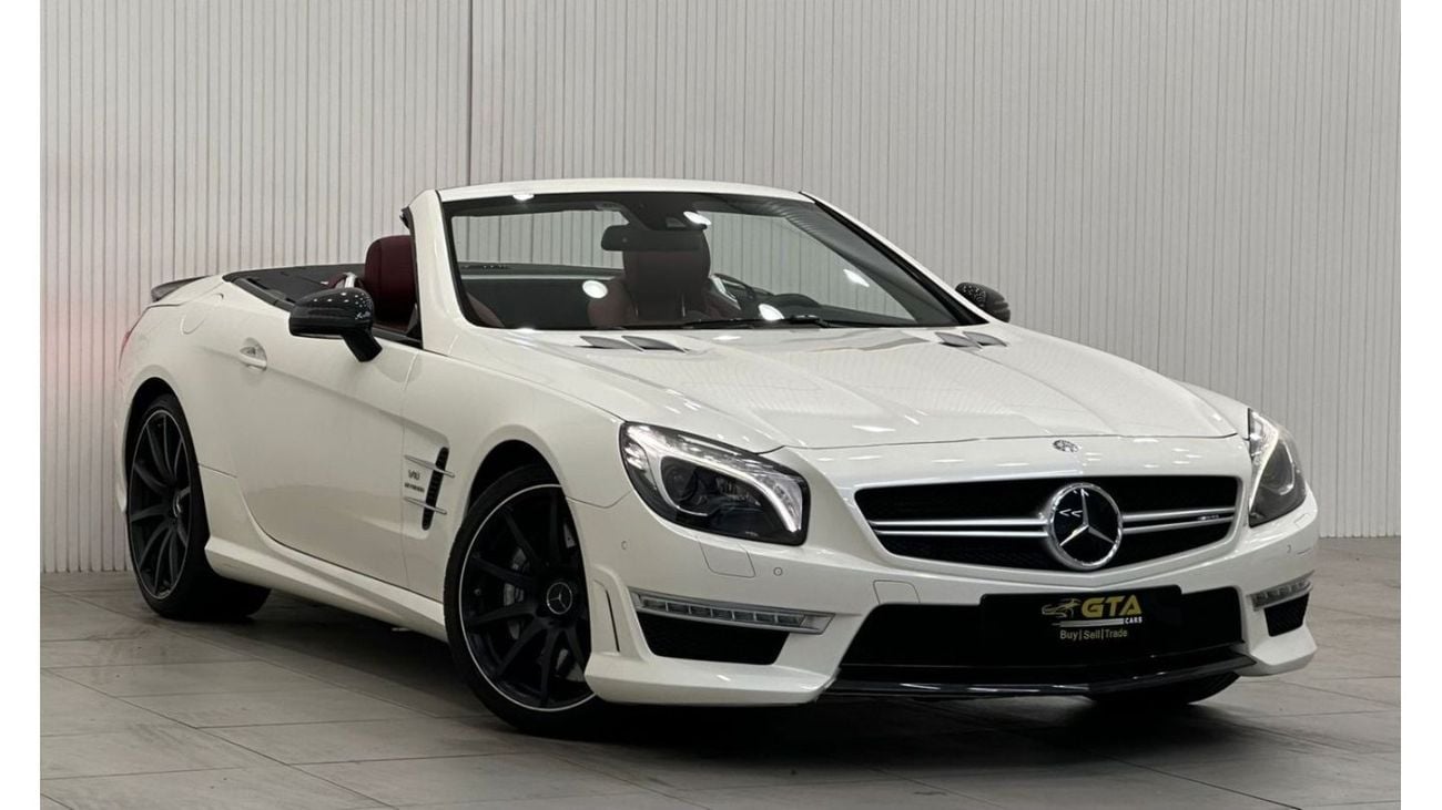 Mercedes-Benz SL 63 AMG Std 2015 Mercedes Benz SL63 AMG Roadster, Full Mercedes Service History, Very Low Kms, GCC