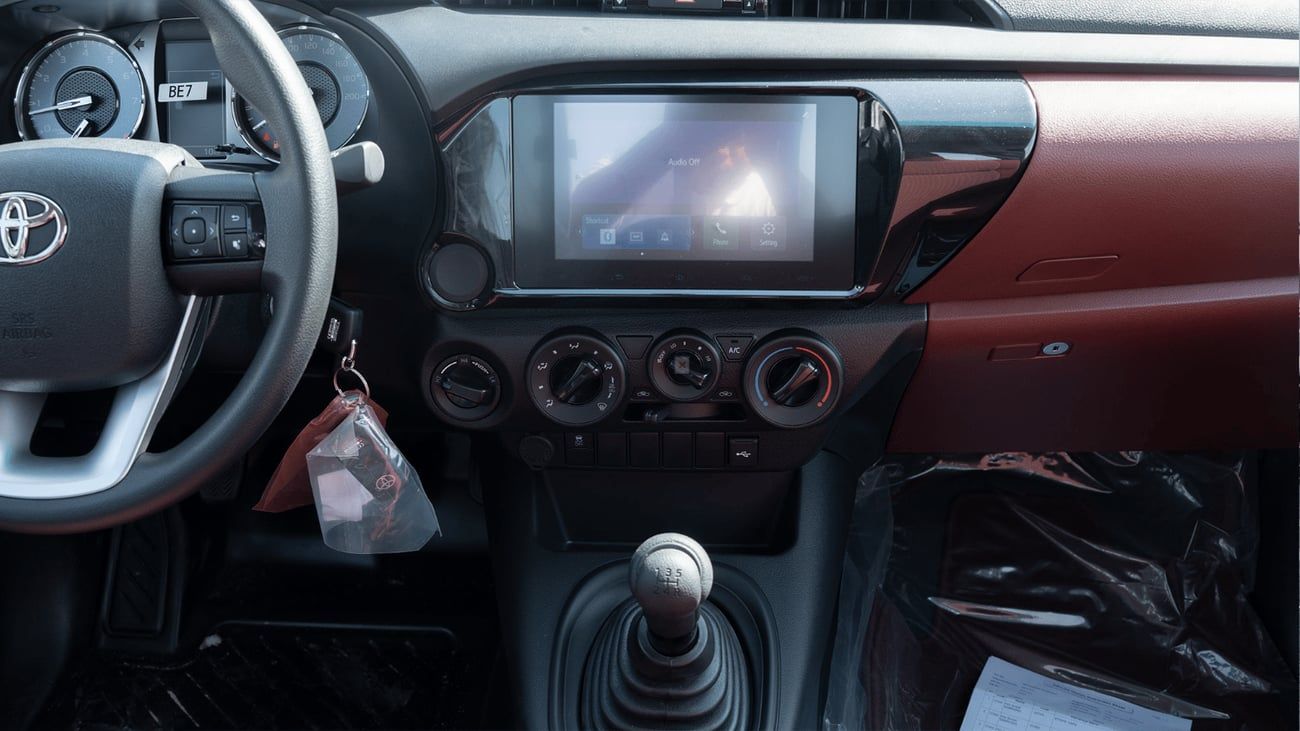 Toyota Hilux ECT0115 - Toyota Hilux Single Cab – 2.7L Petrol Manual 4wd White with Red 2025