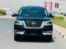 نيسان باترول Nissan patrol 2023 RHD black 7seaters petrol engine black colour outside and grey colour imterior