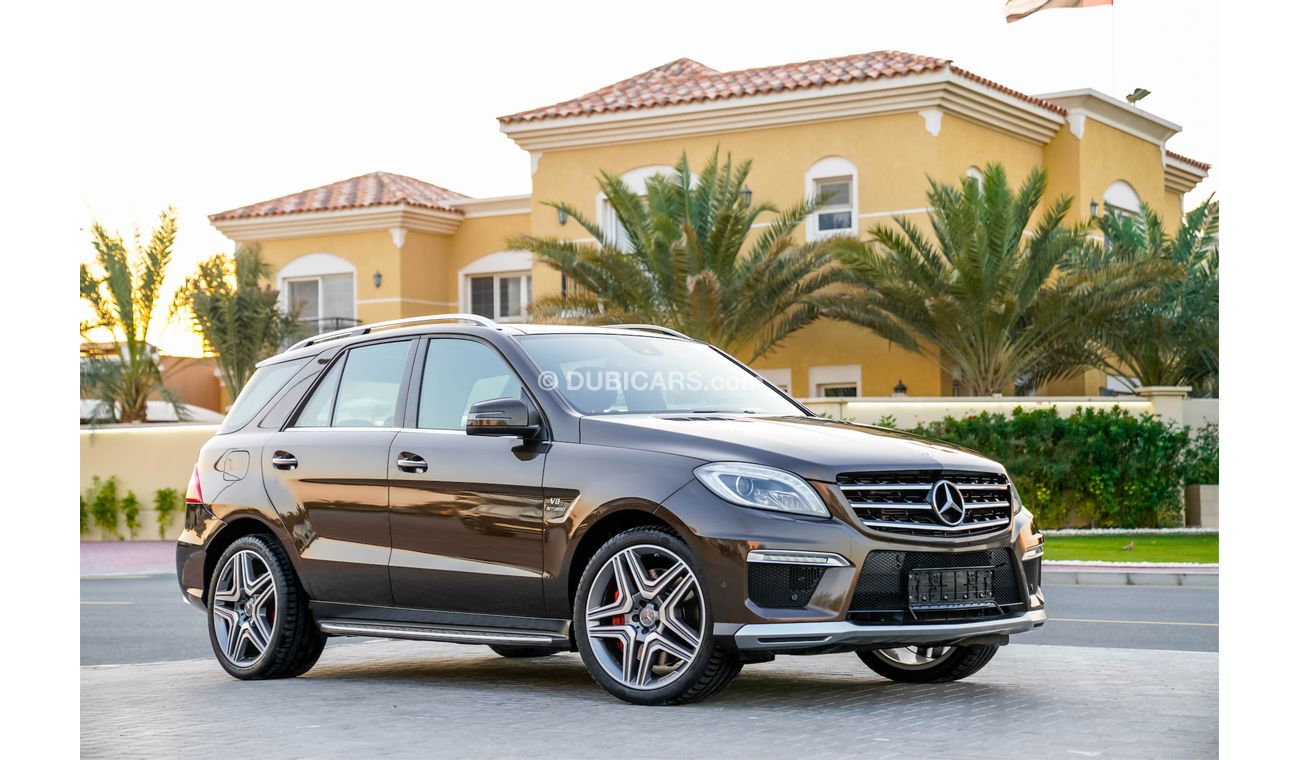 Mercedes-Benz ML 63 AMG - Fully Loaded! - Fully Agency Serviced! - Immaculate Condition! - AED 2,233 PM! - 0% DP
