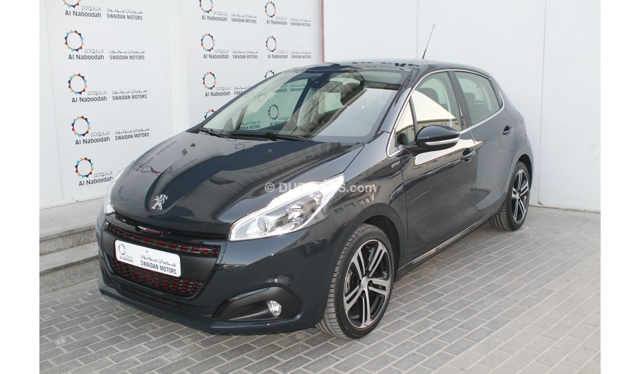 بيجو 208 1.6L GT LINE 2018 VERY LOW MILEAGE