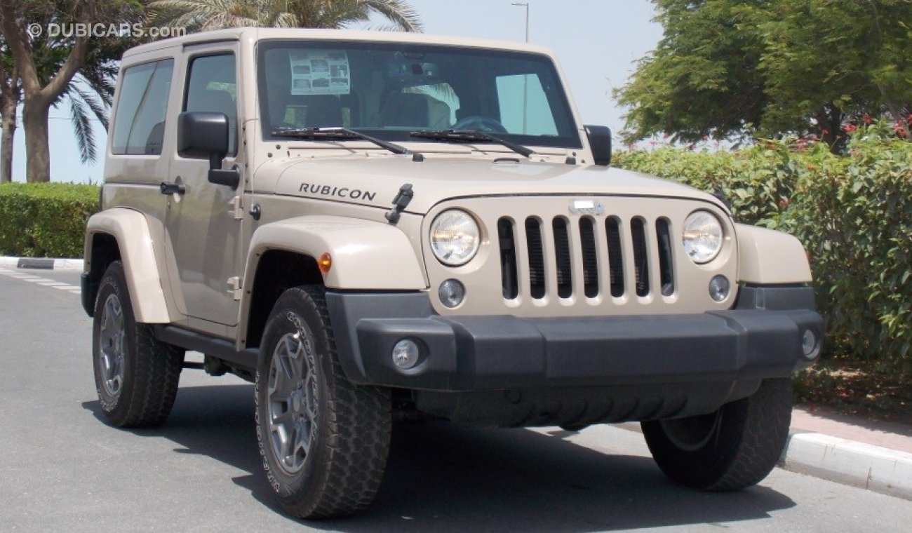 Jeep Wrangler Brand New 2016  RUBICON GCC 3YRS/60000KM WNTY AT The Dealer