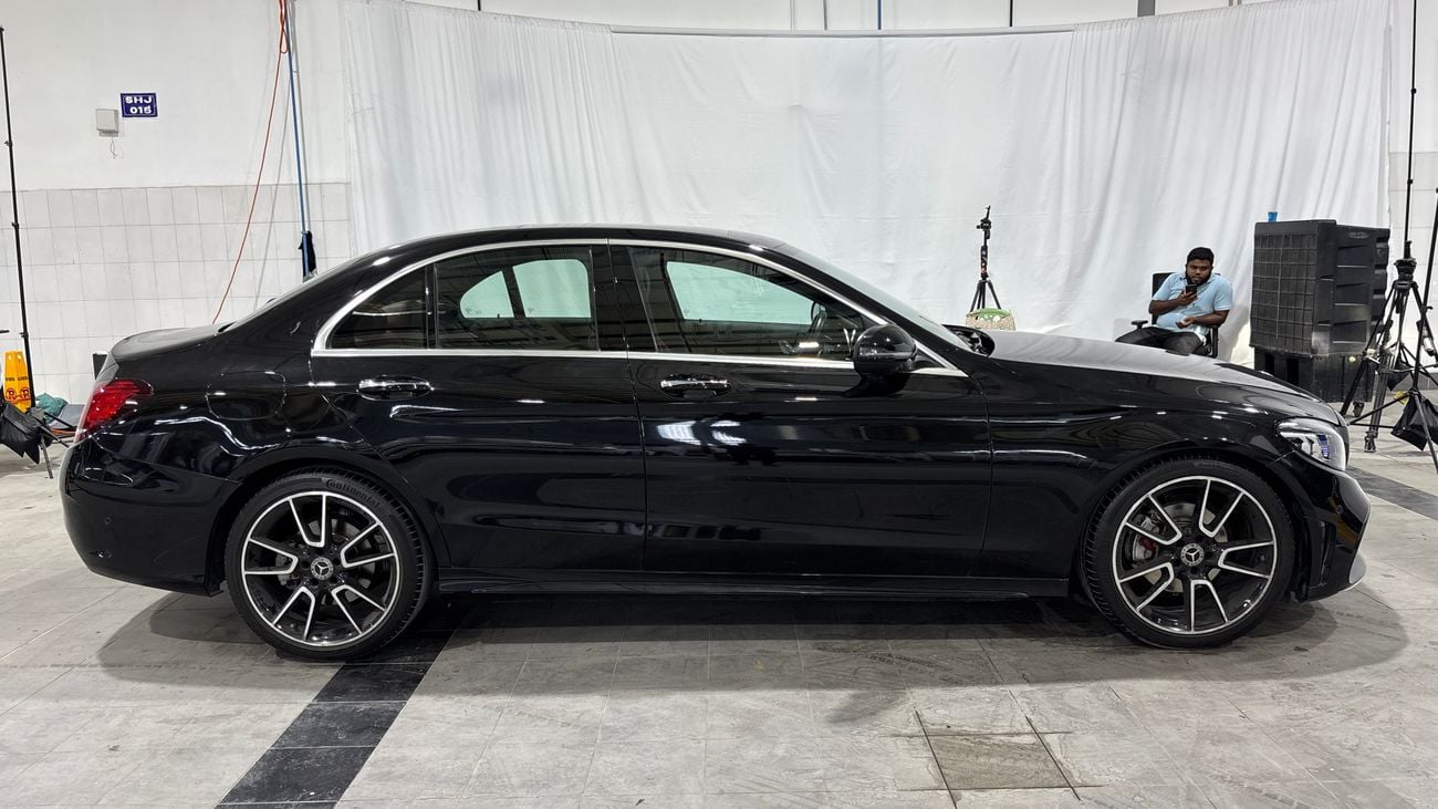 مرسيدس بنز C 200 2021 AMG LINE | AED 1590/Month | 0 DP | 30 Day Return | Warranty | Service History