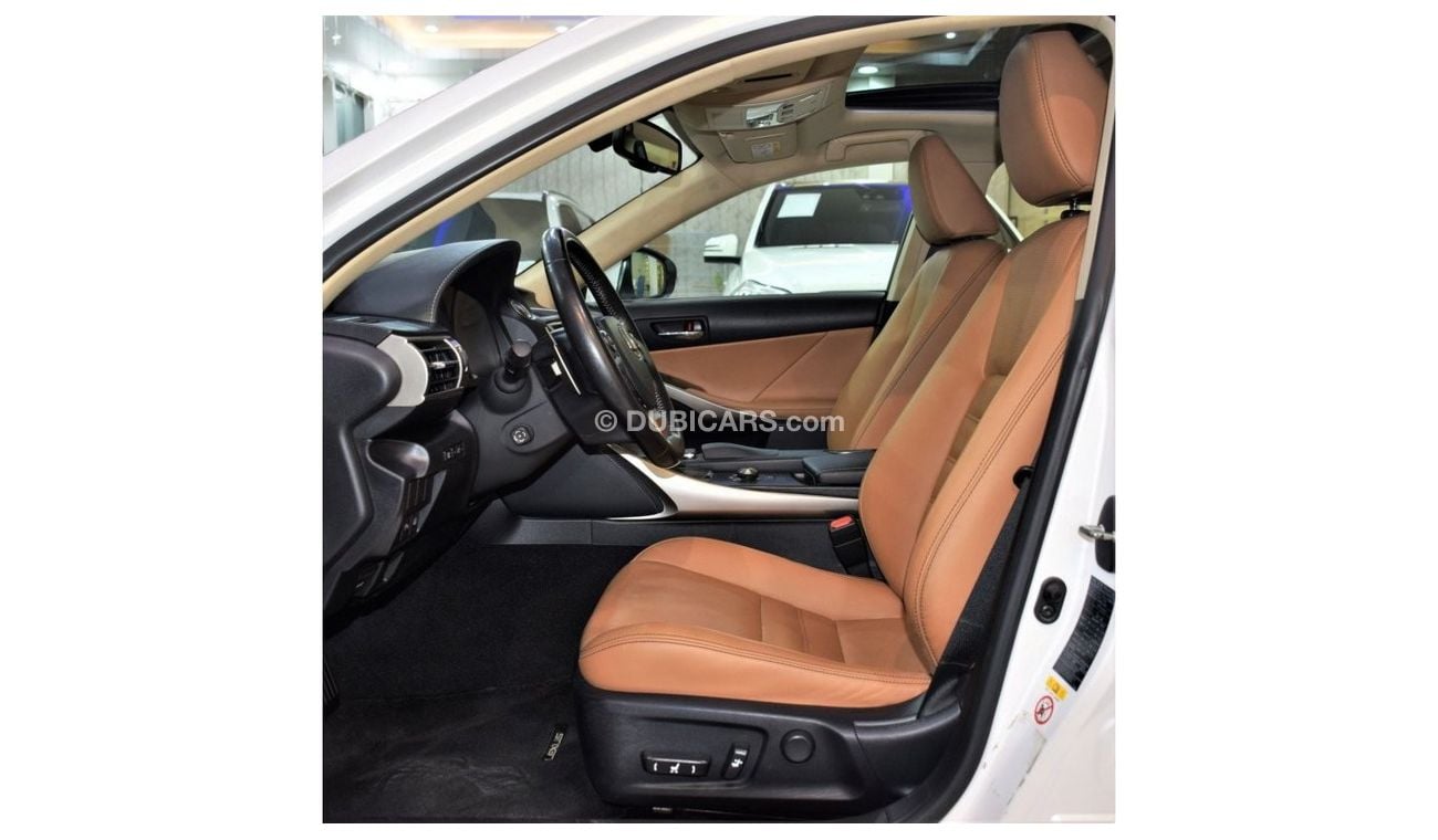 Lexus IS 200 EXCELLENT DEAL for our Lexus IS 200t 2016 Model!! in White Color! GCC Specs