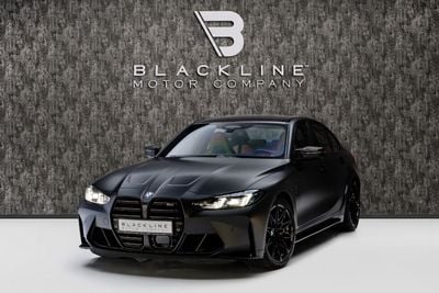 BMW M3 xDrive COMPETITION BUY NOW, PAY 2027 | THE BLACKLINE STANDARD | October 2028 Warranty + Service, GCC, Low KMs