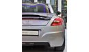 Peugeot RCZ ORIGINAL PAINT ( صبغ وكاله ) Peugeot RCZ 1.6L TURBO 2011 Model!! in Silver Color! GCC Specs