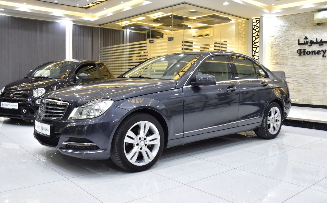 مرسيدس بنز C 200 EXCELLENT DEAL for our Mercedes Benz C200 ( 2014 Model ) in Grey Color GCC Specs
