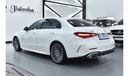 مرسيدس بنز C 300 EXCELLENT DEAL for our Mercedes Benz C300 ( 2022 Model ) in White Color Korean Specs
