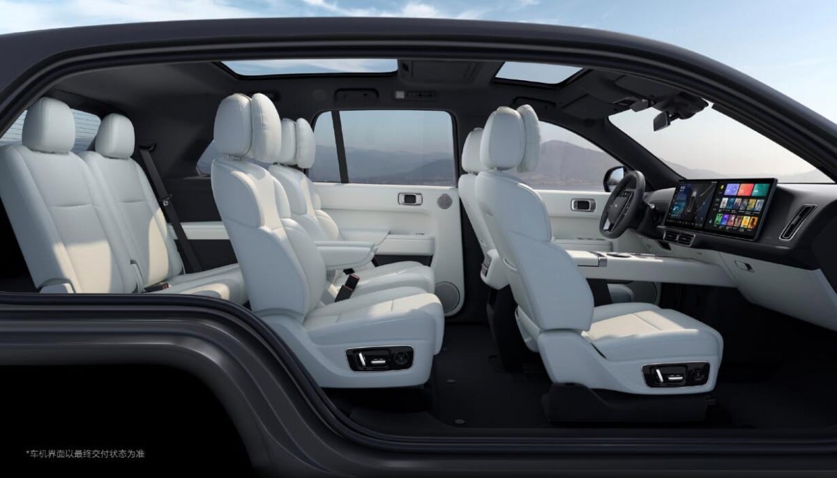 Li Auto L7 interior - Seats