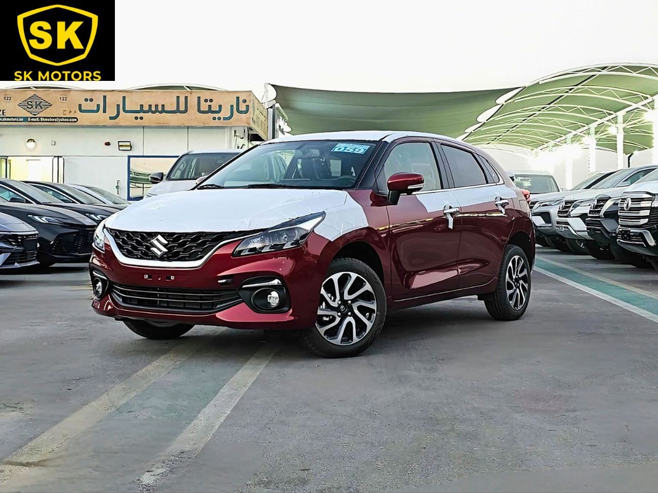 Suzuki Baleno GLX/1.5L/HUD/4 Cameras/ 9''DVD/ Auto & Rear AC/LED Lights/ Different Colors Available/Code#BGLXF