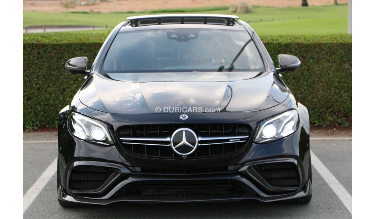 مرسيدس بنز E 63 AMG مرسيدس بنز E63s AMG خليجي 2017 بحالة الوكاله
