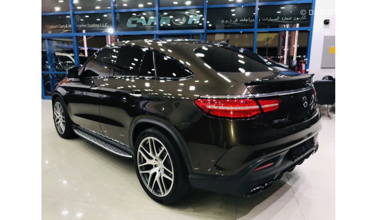 Mercedes-Benz GLE 63 AMG COUPE  4MATIC - 2016 - GCC - UNDER WARRANTY ( 4,500 AED PER MONTH )