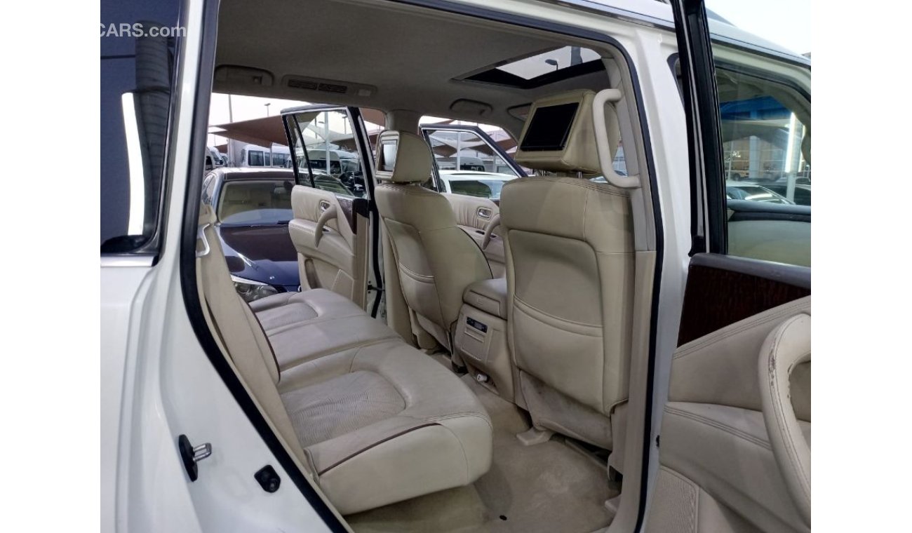 Nissan Patrol Gulf 2012 number one, leather hatch, sensors, alloy wheels, cruise control, and a rear camera that d