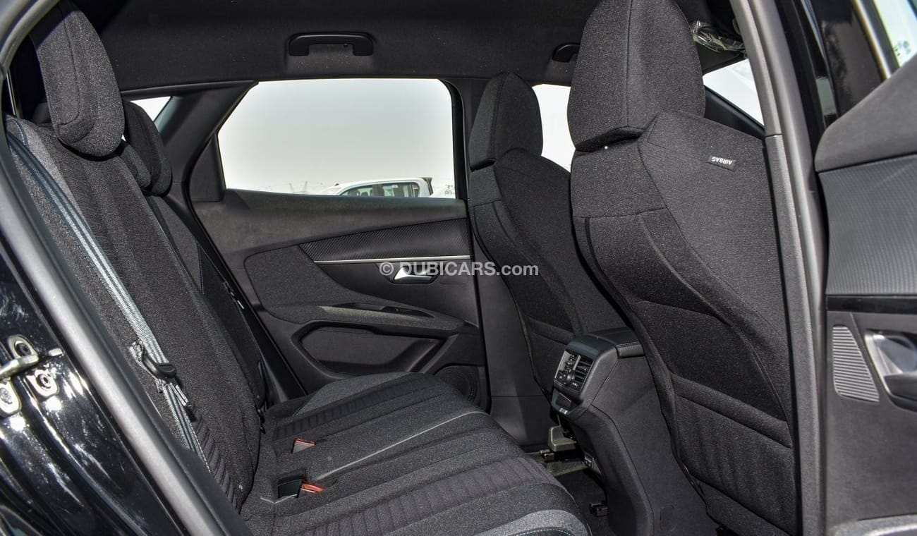 بيجو 3008 العلامة التجارية الجديدة بيجو 3008 النشطة للتصدير فقط 1.6 لتر A/T | دفع أمامي | بنزين | أسود/أسود |