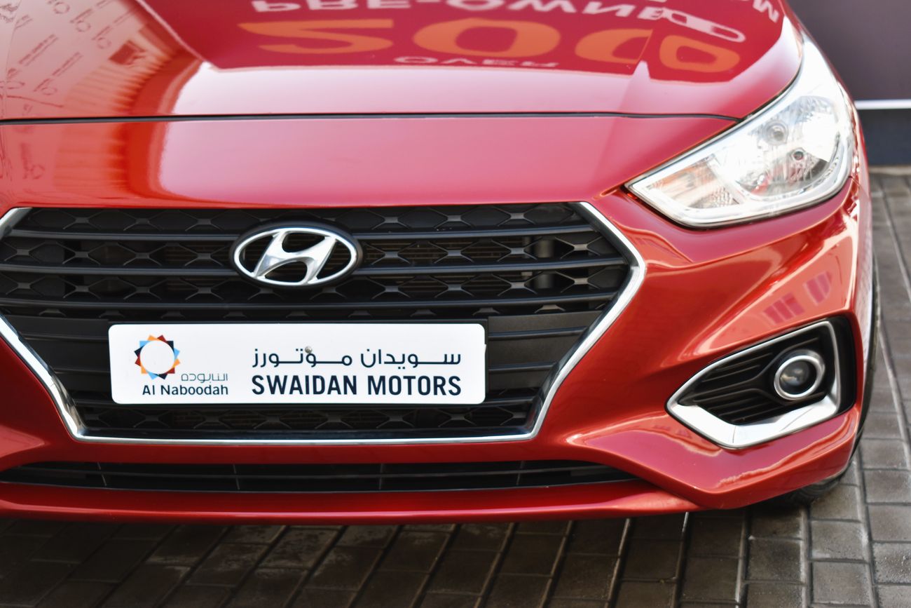 Hyundai Accent AED 639 PM | 1.6L GL GCC DEALER WARRANTY