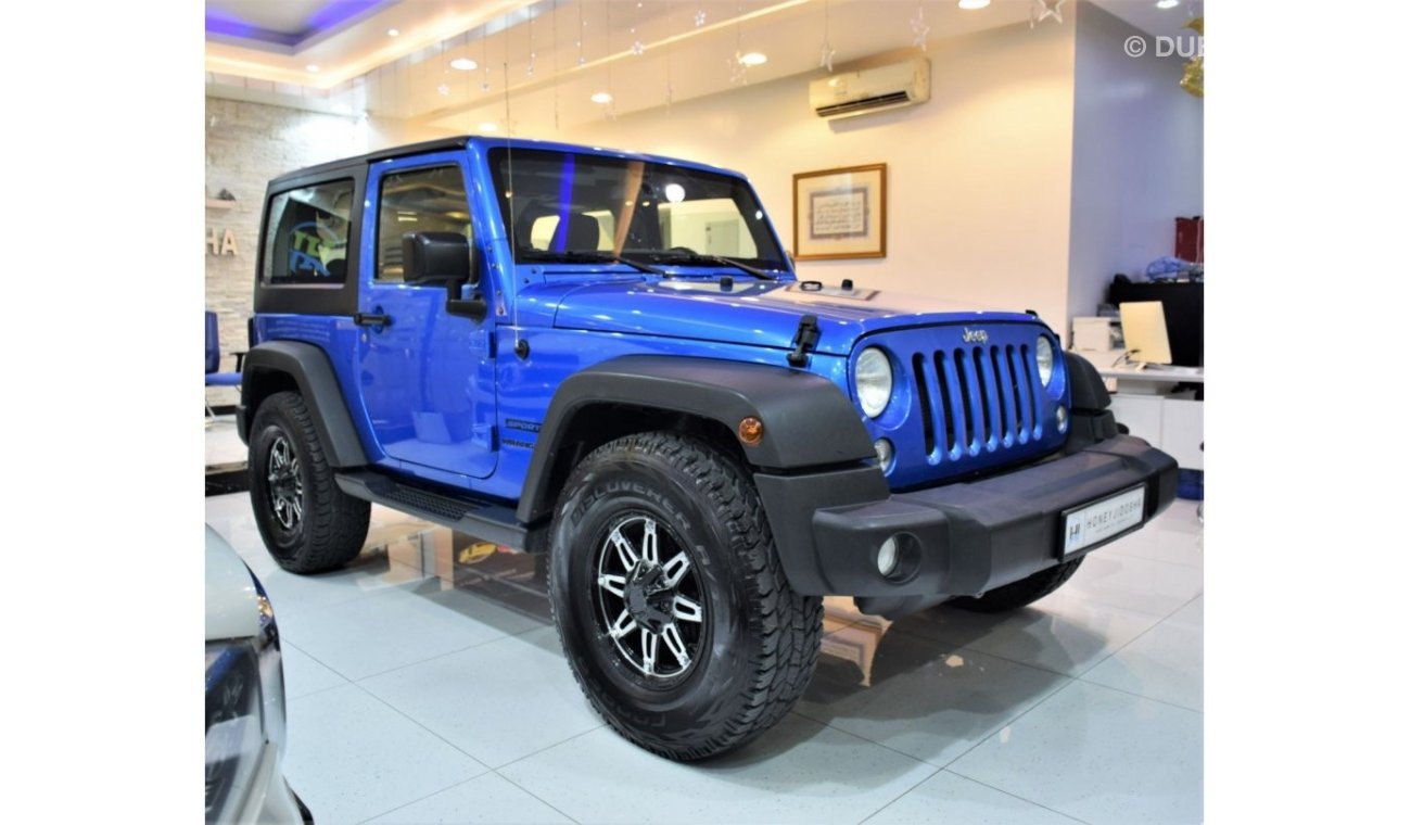 Jeep Wrangler EXCELLENT DEAL for our Jeep Wrangler Sport 2015 Model!! in Blue Color! GCC Specs