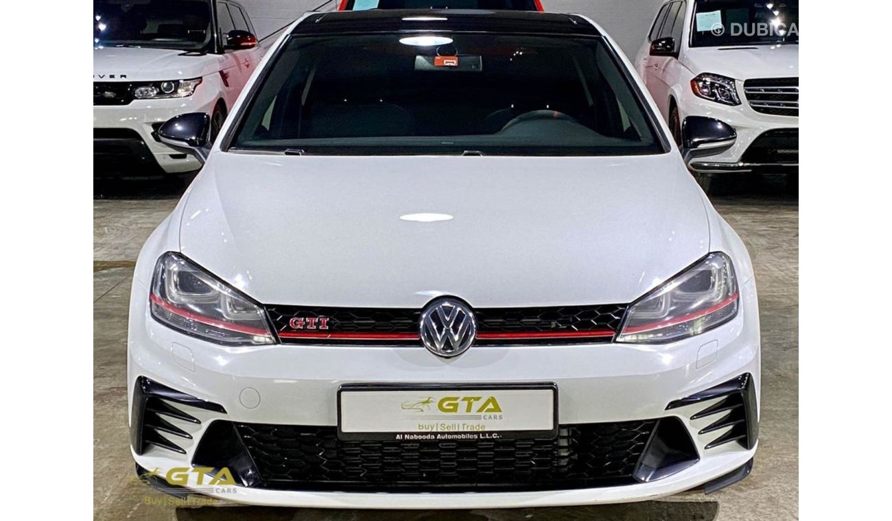 فولكس واجن جولف 2016 Volkswagen GTI Clubsport, VW Warranty, Full Service History, GCC, Low Kms