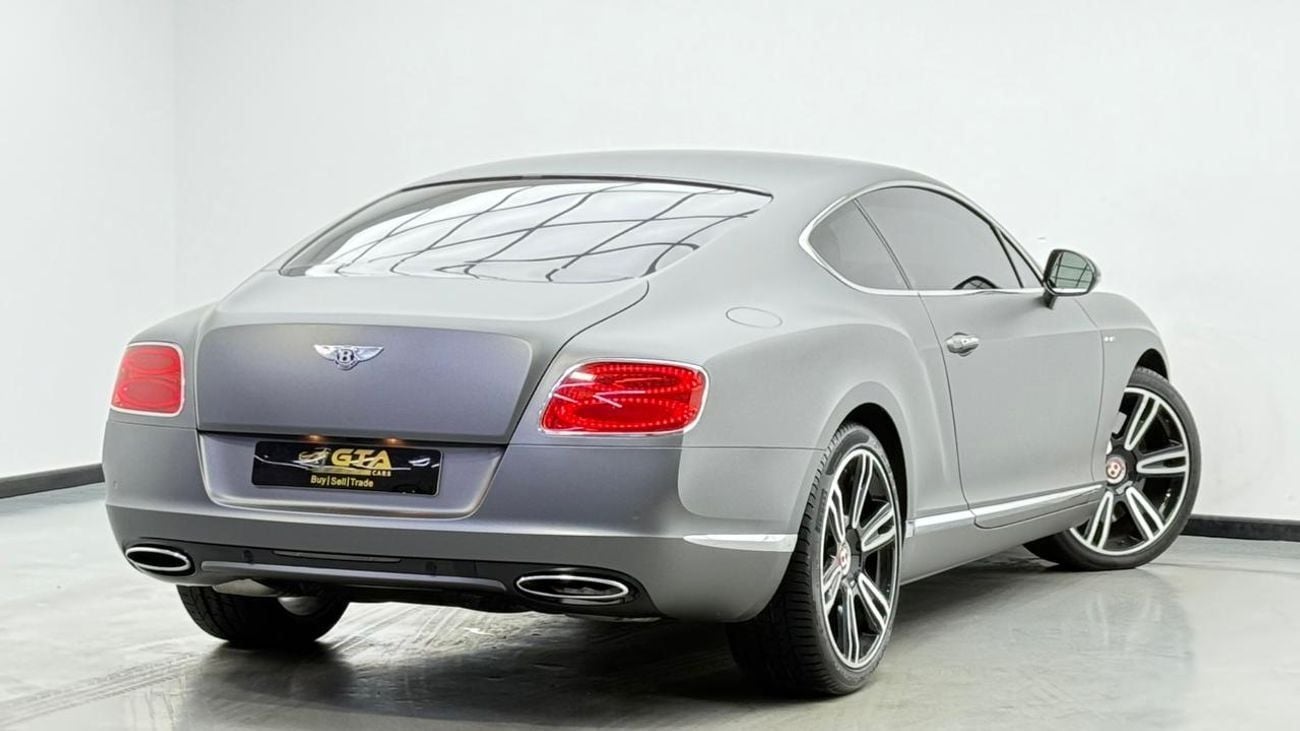 Bentley Continental GT 6.0L (565 HP) 2014 Bentley Continental GT W12, Full Service History, Excellent Condition, GCC