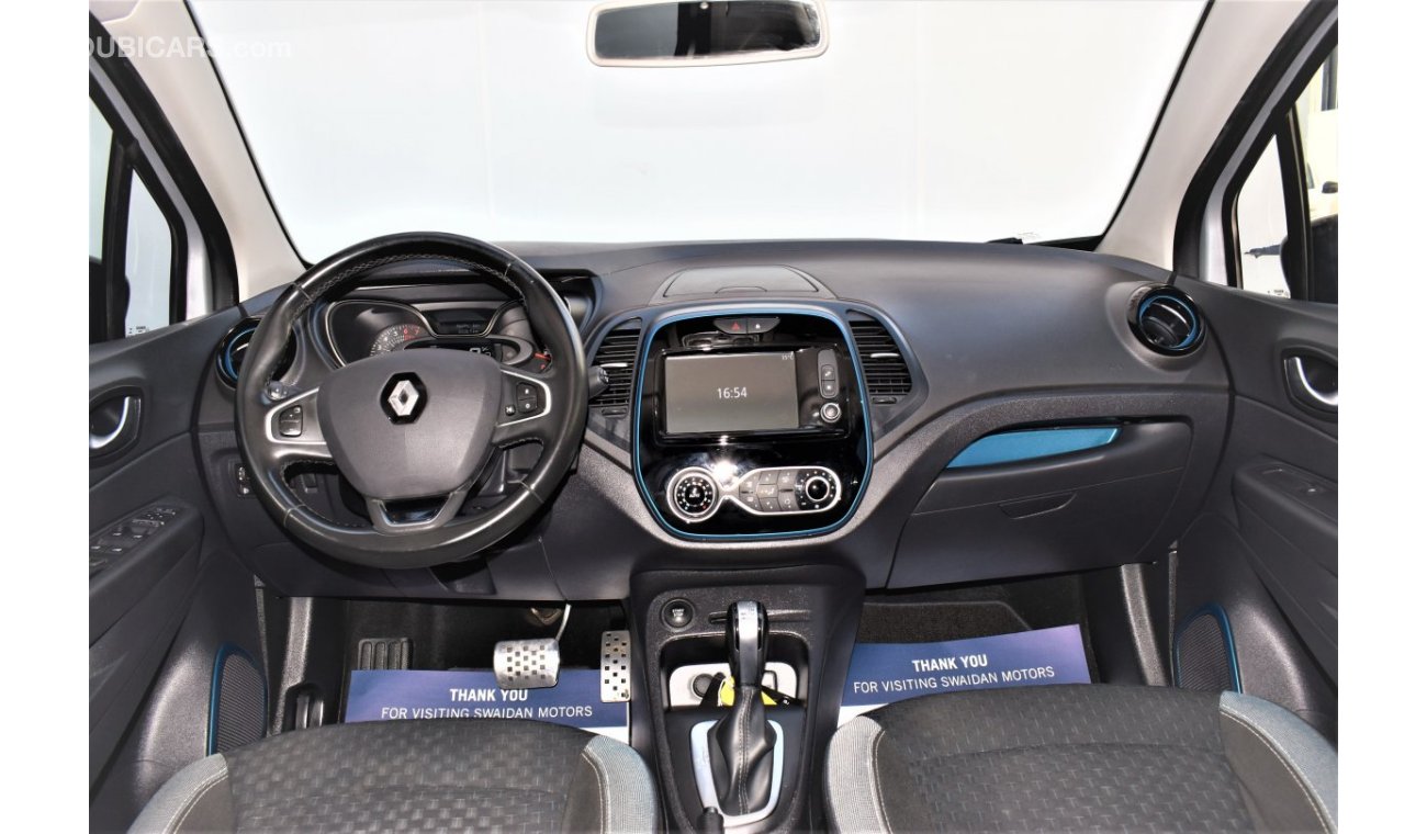 Renault Captur AED 919 PM | 1.6L LE GCC WARRANTY