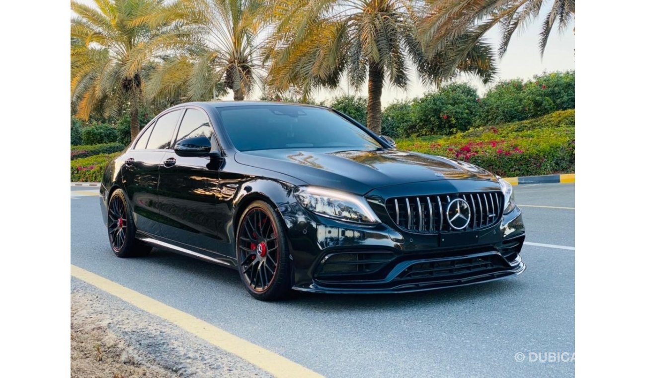 مرسيدس بنز C 63 AMG مرسيدس بنز C63S خليجي فل ابشن بحاله ممتازه ايديشن 1خليجي