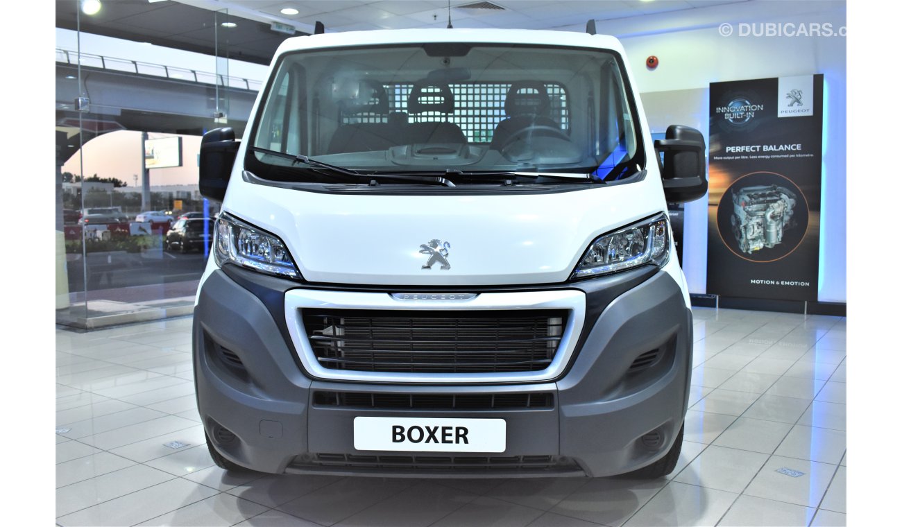 Peugeot Boxer FLATBED CHASSIS CAB 2.2L MANUAL 2018 ZERO KM GCC AGENCY WARRANTY