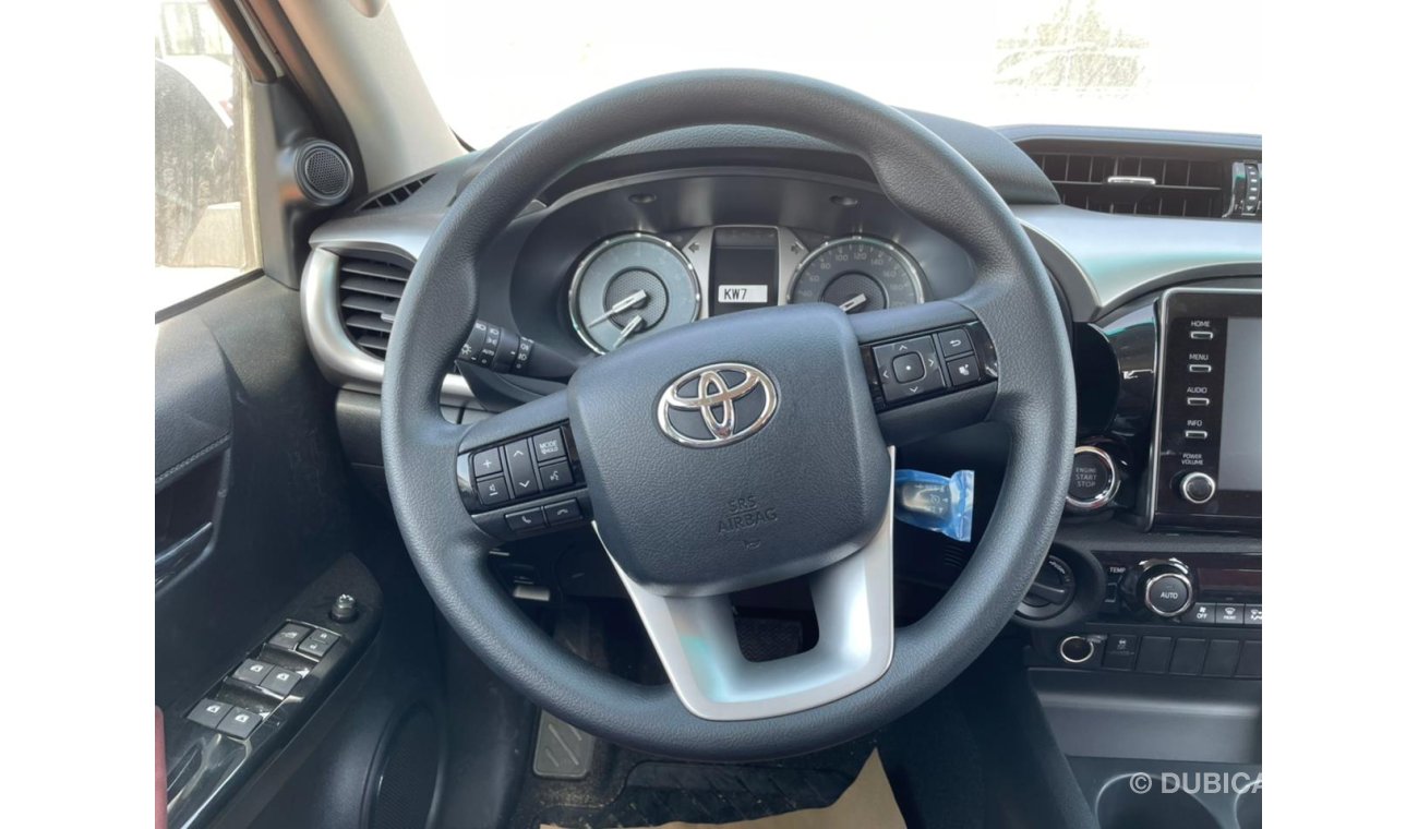 Toyota Hilux 2.7L MODEL 2021 4X4 DVD REAR CAMERA PUSH START  REAR AC WITH COOL BOX RED  IN SIDE EXPORT ONLY