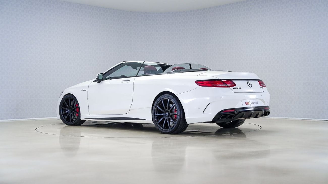 Mercedes-Benz S 63 AMG Std 5.5L Cabriolet | AED 11,769 PM | Up to 3 Years Warranty Unlimited | GCC
