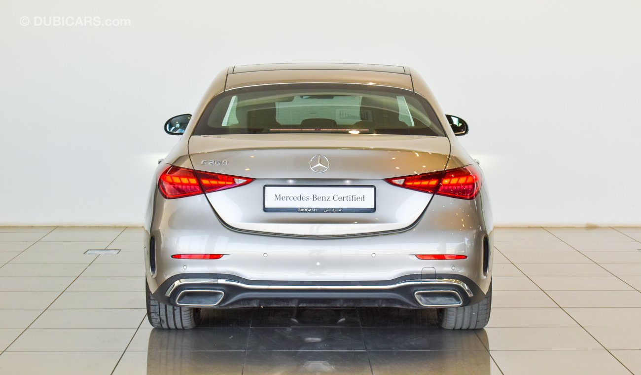 Mercedes-Benz C200 SALOON / Reference: VSB 32019 Certified Pre-Owned with up to 5 YRS SERVICE PACKAGE!!!