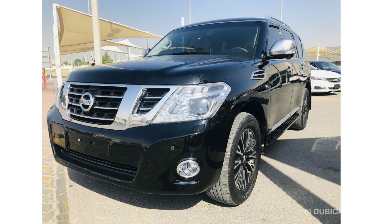 Nissan Patrol فل ابشن بحاله ممتازه بدون حوادث ضمان شاسيه جير ماكينه