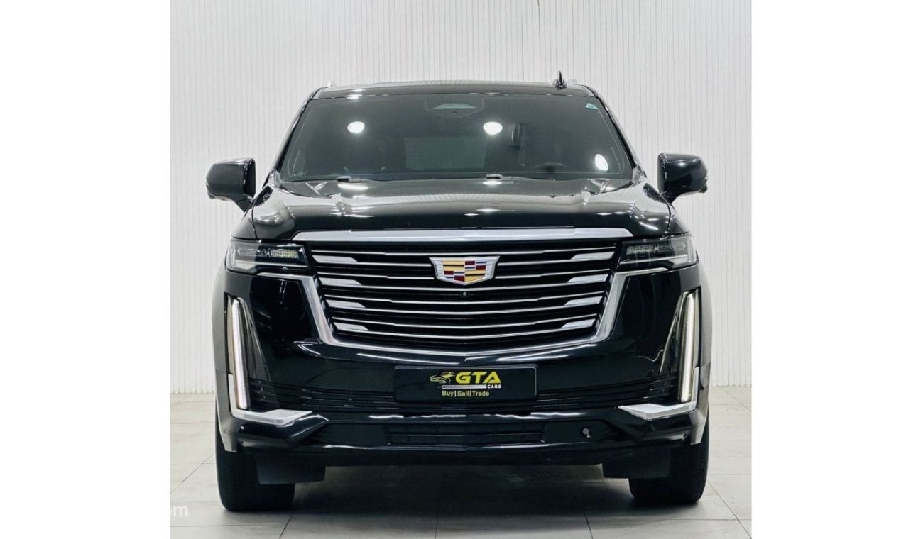 كاديلاك إسكالاد بريميوم لاكجري 2021 Cadillac Escalade 600, Mar 2025 Cadillac Warranty, Pilot Seats, Fully Loaded,GCC